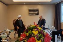 دیدارهای حجت الاسلام و المسلمین دکتر شهریاری با میهمانان سی و پنجمین کنفرانس بین المللی وحدت اسلامی