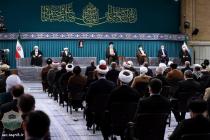 دیدار جمعی از مسئولان نظام و میهمانان کنفرانس وحدت اسلامی با رهبر معظم انقلاب اسلامی