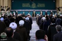 دیدار جمعی از مسئولان نظام و میهمانان کنفرانس وحدت اسلامی با رهبر معظم انقلاب اسلامی