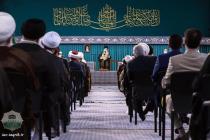 دیدار جمعی از مسئولان نظام و میهمانان کنفرانس وحدت اسلامی با رهبر معظم انقلاب اسلامی
