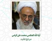 آية الله العظمی محمد علی گرامي