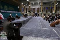 دیدار جمعی از مسئولان نظام و میهمانان کنفرانس وحدت اسلامی با رهبر معظم انقلاب اسلامی