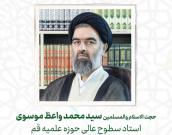 حجت الاسلام والمسلمین  سید محمد واعظ موسوی