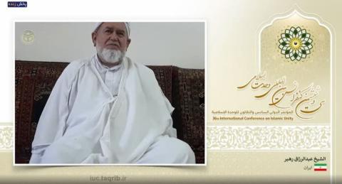 آخوند عبدالرزاق رهبر : باید مطیع خداوند، انبیای عظام و اولی الامر باشیم تا وحدت حاصل شود