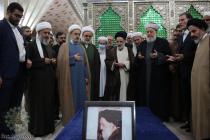 تجدید میثاق مهمانان سی و ششمین کنفرانس وحدت اسلامی با آرمان‌های امام خمینی(ره)