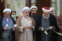 تجدید میثاق مهمانان سی و ششمین کنفرانس وحدت اسلامی با آرمان‌های امام خمینی(ره)