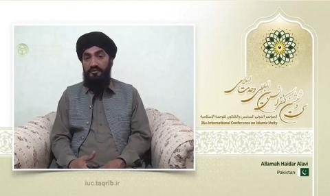 حیدر علوی: توحید و یکتا پرستی مسلمانان منجر به تشکیل امت واحده می‌گردد