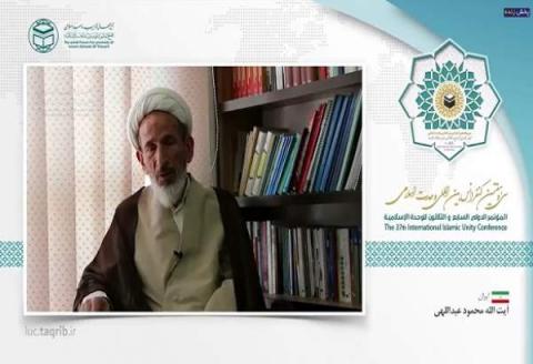 آیت الله عبداللهی در وبینار سیو هفتمین کنفرانس وحدت؛مسلمانان در پی تحریک احساسات و توهین به مقدسات یکدیگر نباشند