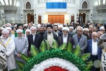 تجدید میثاق میهمانان سی و نهمین کنفرانس بین‌المللی وحدت اسلامی‎‎ با آرمان‌های امام خمینی (ره)