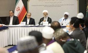 نشست مهمانان کنفرانس با وزیر امور خارجه جمهوری اسلامی ایران