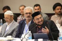 نشست مهمانان کنفرانس با وزیر امور خارجه جمهوری اسلامی ایران