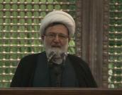 شیخ حسن بغدادی در حرم امام