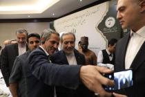 نشست مهمانان کنفرانس با وزیر امور خارجه جمهوری اسلامی ایران