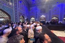 ادای احترام میهمانان کنفرانس به امام شهید وحدت