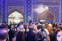 ادای احترام میهمانان کنفرانس به امام شهید وحدت